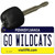 Go Wildcats Novelty Metal Key Chain KC-13007