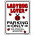 Ladybug Lover Metal Novelty Parking Sign