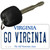 Go Virginia Novelty Metal Key Chain KC-13079