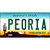 Peoria Arizona Novelty Metal License Plate