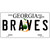 Georgia Braves Novelty Metal License Plate