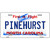 North Carolina Pinehurst Novelty Metal License Plate