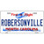 North Carolina Robersonville Novelty Metal License Plate