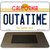 California Outtatime Novelty Metal Magnet M-4881