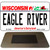 Wisconsin Eagle River Novelty Metal Magnet M-12282