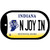 Indiana N Joy IN Novelty Metal Dog Tag Necklace DT-6389