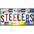 Steelers Strip Art Novelty Metal License Plate Tag