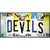 Devils Strip Art Novelty Metal License Plate Tag