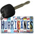Hurricanes Strip Art Novelty Metal Key Chain KC-13243