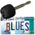 Blues Strip Art Novelty Metal Key Chain KC-13269