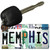 Memphis Strip Art Novelty Metal Key Chain KC-13286