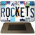 Rockets Strip Art Novelty Metal Magnet M-13221