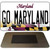 Go Maryland Novelty Metal Magnet M-12803