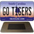 Go Tigers Novelty Metal Magnet M-13011