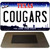 Cougars Novelty Metal Magnet M-13040