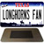 Longhorns Fan Novelty Metal Magnet M-13064