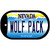 Wolf Pack Novelty Metal Dog Tag Necklace DT-12876