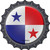 Panama Novelty Metal Bottle Cap Sign BC-385