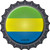 Gabon Novelty Metal Bottle Cap Sign BC-273