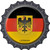 Germany Novelty Metal Bottle Cap Sign BC-278