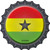 Ghana Novelty Metal Bottle Cap Sign BC-279