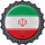 Iran Novelty Metal Bottle Cap Sign BC-301