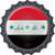 Iraq Novelty Metal Bottle Cap Sign BC-302