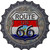 Missouri Route 66 Novelty Metal Bottle Cap Sign BC-521
