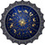 Zodiac Signs Novelty Metal Bottle Cap Sign BC-546