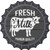 Fresh Milk Premium Quality Novelty Metal Bottle Cap Sign BC-855