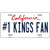 Number 1 Kings Fan Basketball Novelty Metal License Plate Tag