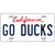 Go Ducks Novelty Metal License Plate Tag