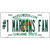 Number 1 Marlins Fan Novelty Metal License Plate Tag