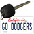 Go Dodgers Novelty Metal Key Chain KC-13331
