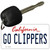 Go Clippers Novelty Metal Key Chain KC-13341