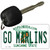 Go Marlins Novelty Metal Key Chain KC-13367