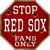 Red Sox Fans Only Metal Novelty Octagon Stop Sign BS-235