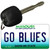 Go Blues Novelty Metal Key Chain KC-13435