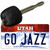 Go Jazz Novelty Metal Key Chain KC-13523