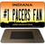 Number 1 Pacers Fan Novelty Metal Magnet M-13398