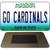 Go Cardinals Novelty Metal Magnet M-13433