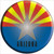 Arizona State Flag Metal Circular Sign C-102