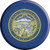 Nebraska State Flag Metal Circular Sign C-126