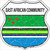 East Africa Community Flag Highway Shield Metal Sign