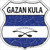 Gazan Kula Flag Highway Shield Metal Sign