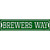 Brewers Way Novelty Metal Street Sign