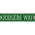 Dodgers Way Novelty Metal Street Sign