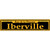 Iberville Yellow Novelty Metal Street Sign