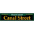 Canal Street Green Novelty Metal Street Sign