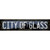 Vancouver British Columbia City of Glass Novelty Metal Street Sign